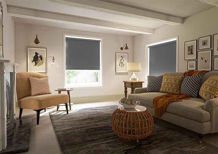 Trinity (Blackout), Fossil Grey - Twist&Fit Roller Blind - Image 7